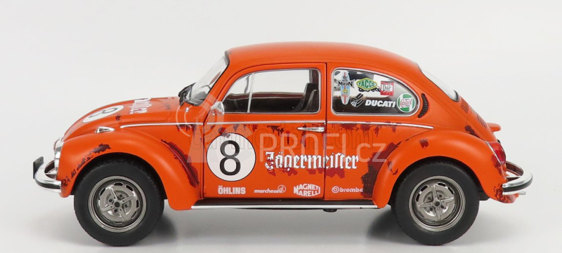 Solido Volkswagen Beetle 1303 N 8 Jaegermeister Tribute 1974 1:18 Orange