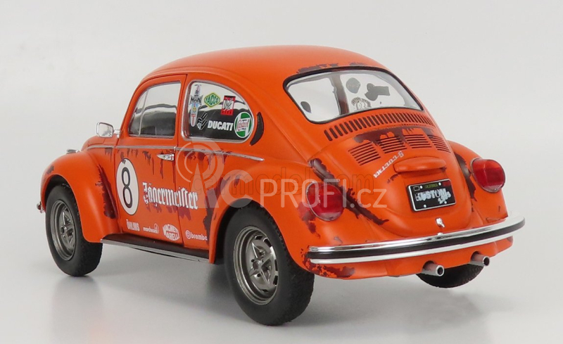 Solido Volkswagen Beetle 1303 N 8 Jaegermeister Tribute 1974 1:18 Orange