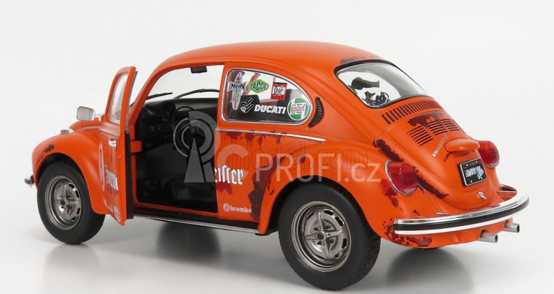 Solido Volkswagen Beetle 1303 N 8 Jaegermeister Tribute 1974 1:18 Orange