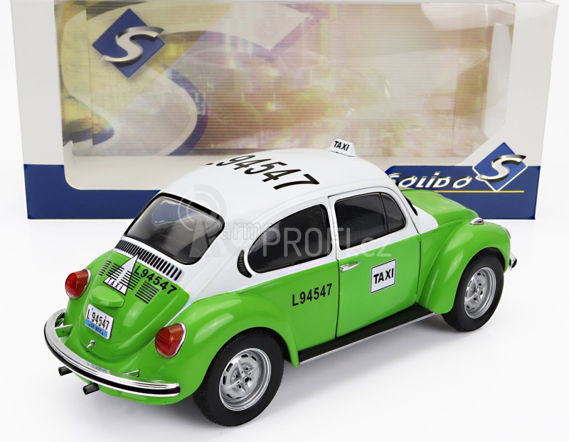 Solido Volkswagen Beetle Kafer 1303 Mexico Taxi 1974 1:18 Zelená Bílá