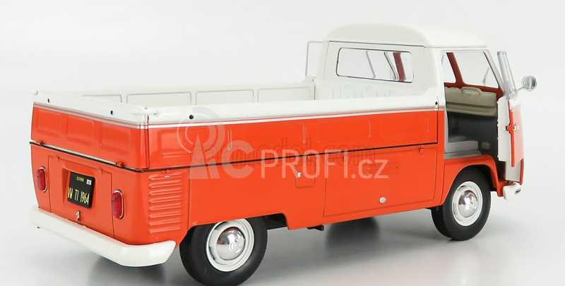 Solido Volkswagen T1 Pick-up Open 1950 1:18 Oranžová Bílá