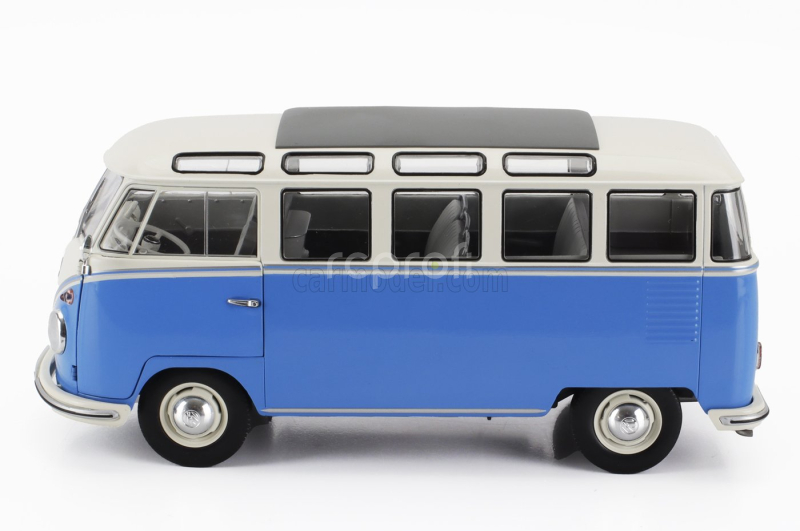Solido Volkswagen T1 Samba Minibus 1962 1:18 Světle Modrá Bílá