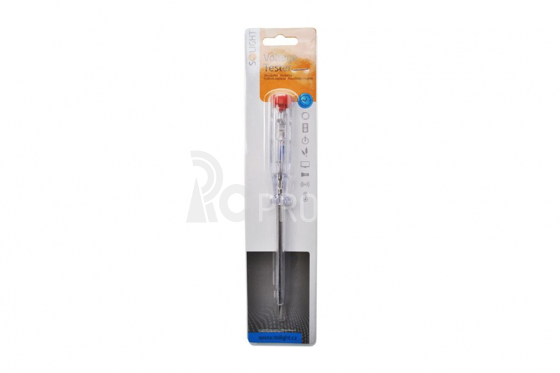 Solight zkoušečka 304, průměr 3,5mm x 190mm, AC napětí kontaktně: 120 - 250V