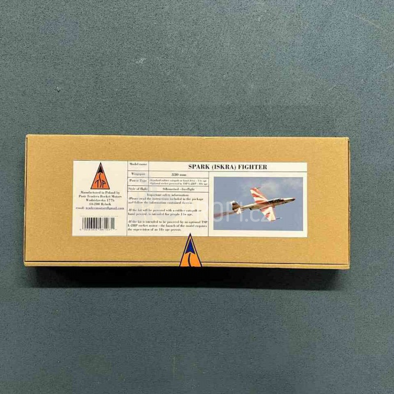 Spark ( ISKRA ) Fighter stavebnice na raketový motor, 330mm