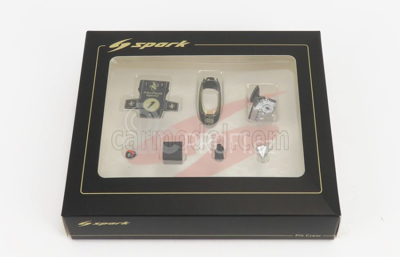 Spark-model Accessories F1  Set Lotus 72djps N 1 Emerson Fittipaldi Season 1972 World Champion 1:43 Black Gold Met