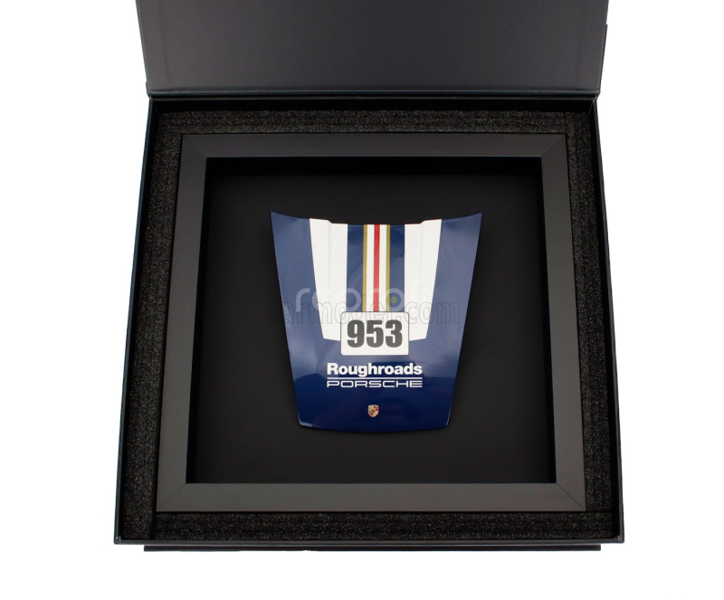 Spark-model Accessories Mini Hood Porsche 911 992 N 953 Rally Dakar Roughroads Livery 2023 1:8 Modrá Bílá Červená