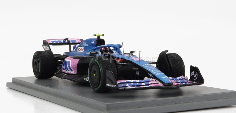 Spark-model Alpine F1 A522 Team Alpine Bwt N 31 4th Japan Gp 2022 Esteban Ocon 1:43 Modrá Růžová