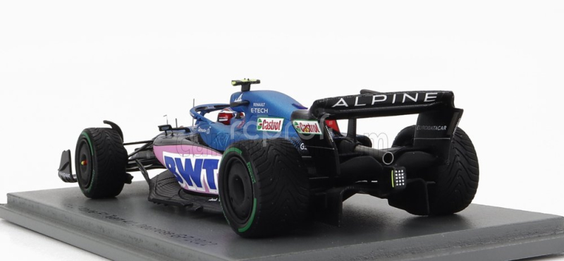 Spark-model Alpine F1 A522 Team Alpine Bwt N 31 4th Japan Gp 2022 Esteban Ocon 1:43 Modrá Růžová
