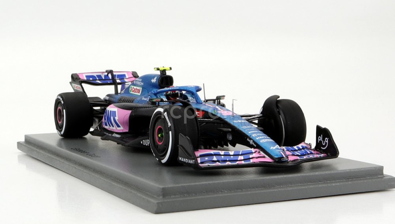Spark-model Alpine F1 A522 Team Alpine Bwt N 31 5th Austrian Gp 2022 - 100th Gp Esteban Ocon 1:43 Modrá Růžová