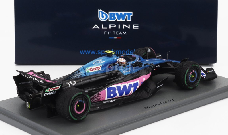 Spark-model Alpine F1  A523 Team Bwt Alpine N 10 3rd Dutch Gp 2023 Pierre Gasly 1:43 Modrá Růžová