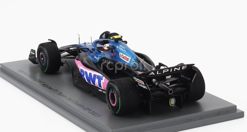 Spark-model Alpine F1  A523 Team Bwt Alpine N 10 3rd Dutch Gp 2023 Pierre Gasly 1:43 Modrá Růžová