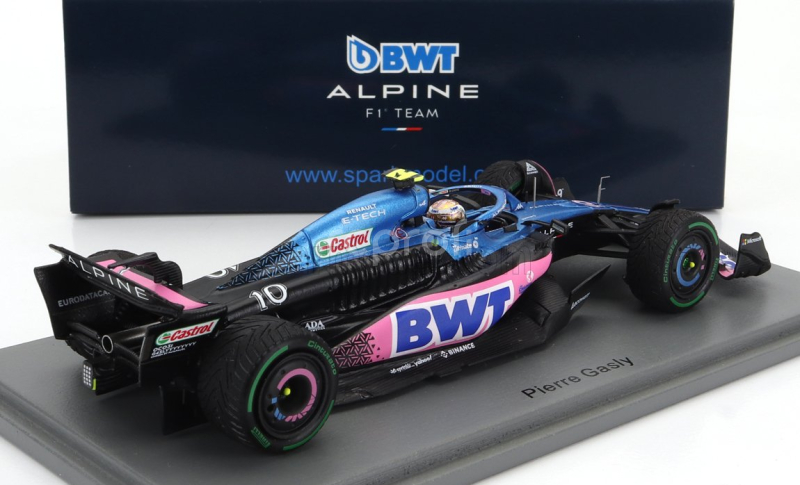 Spark-model Alpine F1  A523 Team Bwt Alpine N 10 7th Monaco Gp 2023 Pierre Gasly 1:43 Modrá Černá Růžová