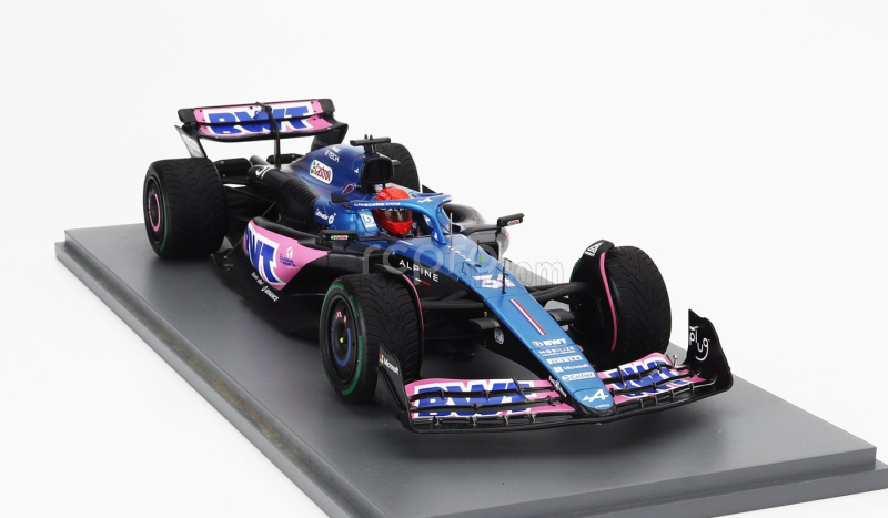Spark-model Alpine F1  A523 Team Bwt Alpine N 31 3rd Monaco Gp 2023 Esteban Ocon 1:18 Modrá Růžová