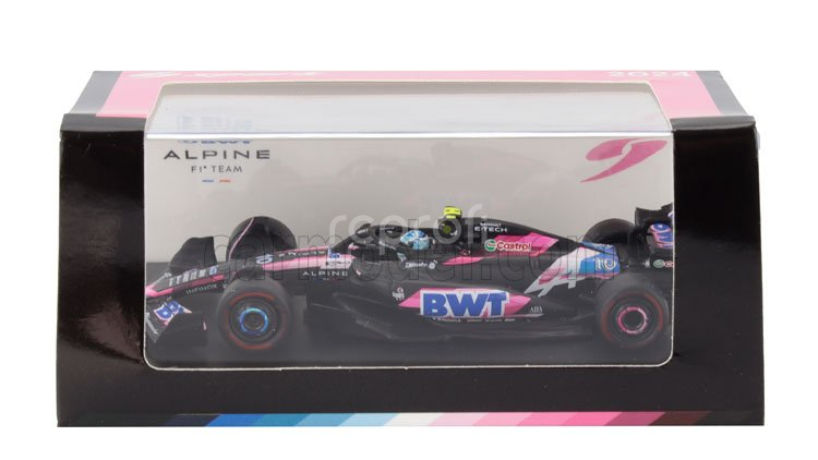 Spark-model Alpine F1  A524 Team Bwt Alpine N 10 Season 2024 Pierre Gasly 1:64 Černá Modrá Růžová
