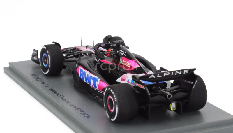Spark-model Alpine F1  A524 Team Bwt Alpine N 31 Bahrain Gp 2024 Esteban Ocon 1:43 Černá Modrá Růžová