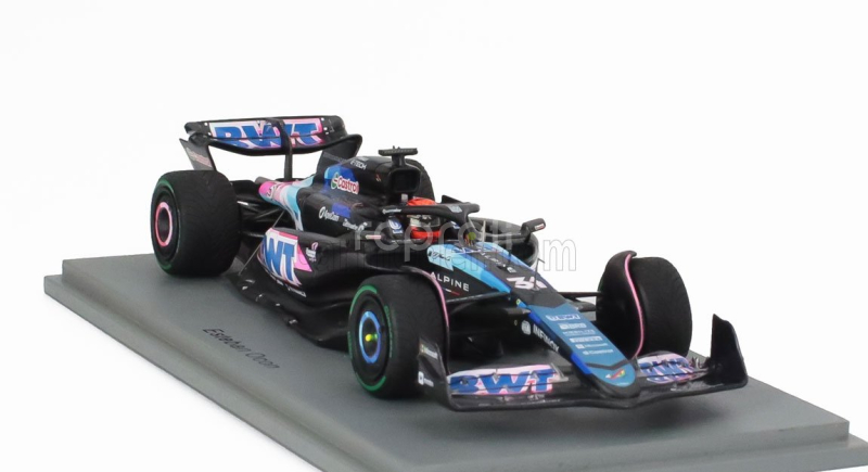 Spark-model Alpine F1  A524 Team Bwt Alpine N 31 Canada Gp 2024 Esteban Ocon 1:43 Černá Modrá Růžová