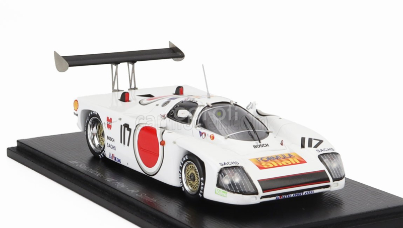 Spark-model Argo Jm19b 1850cc S4 Turbo Team Lucky Strike N 117 24h Le Mans 1987 Martin Schanche - Will Hoy - Robin Smith 1:43 Bílá