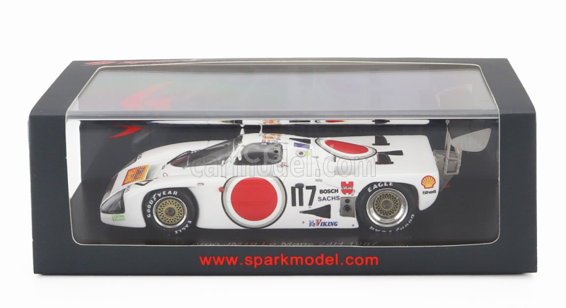 Spark-model Argo Jm19b 1850cc S4 Turbo Team Lucky Strike N 117 24h Le Mans 1987 Martin Schanche - Will Hoy - Robin Smith 1:43 Bílá