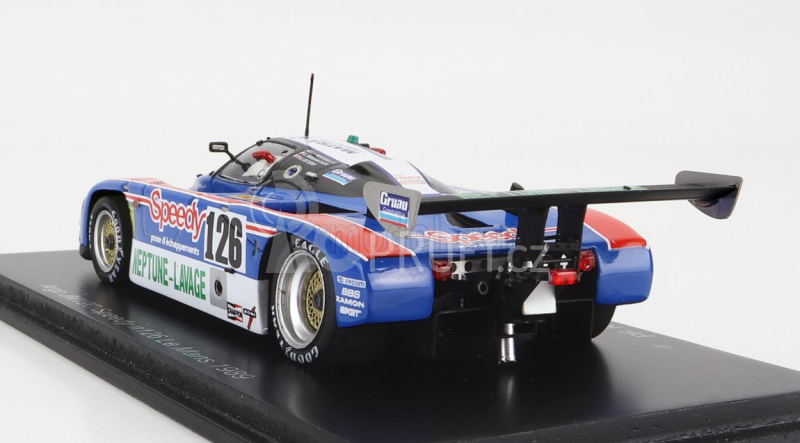 Spark-model Argo Jm19c 3.3l V8 Team France Prototeam N 126 24h Le Mans 1989 J.messaoudi - P.f.rousselot - T.lecerf 1:43 Modrá Bílá Oranžová