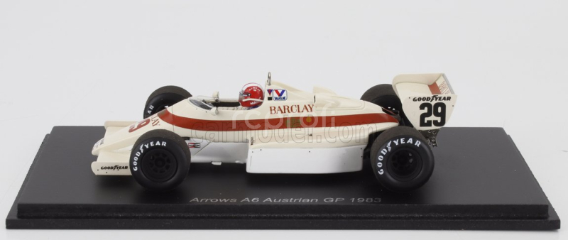Spark-model Arrows F1  A6 N 29 Austrian 1983 Marc Surer 1:43 Cream