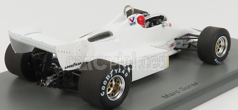 Spark-model Arrows F1  A6 N 29 Brazil Gp 1983 M.surer 1:43 Bílá