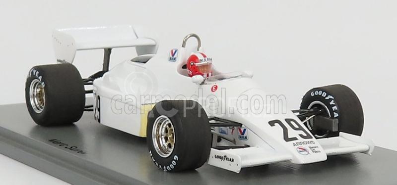Spark-model Arrows F1  A6 N 29 Brazil Gp 1983 M.surer 1:43 Bílá