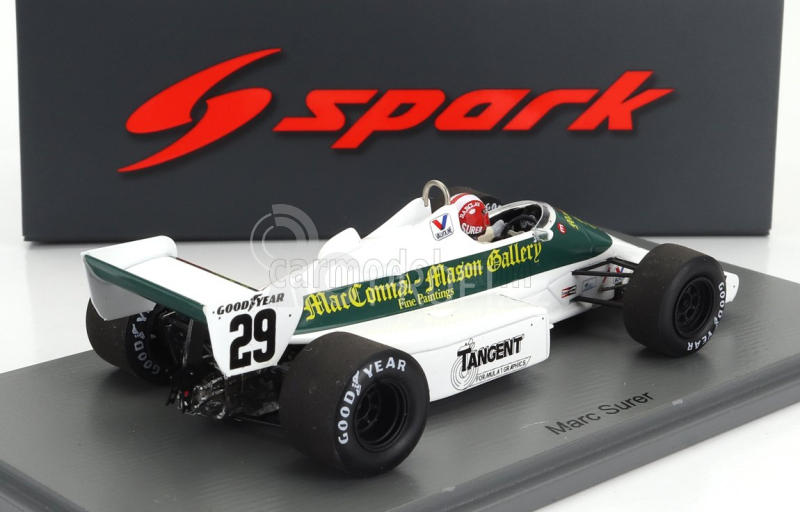 Spark-model Arrows F1  A6 N 29 European Gp 1983 M.surer 1:43 Bílá Zelená