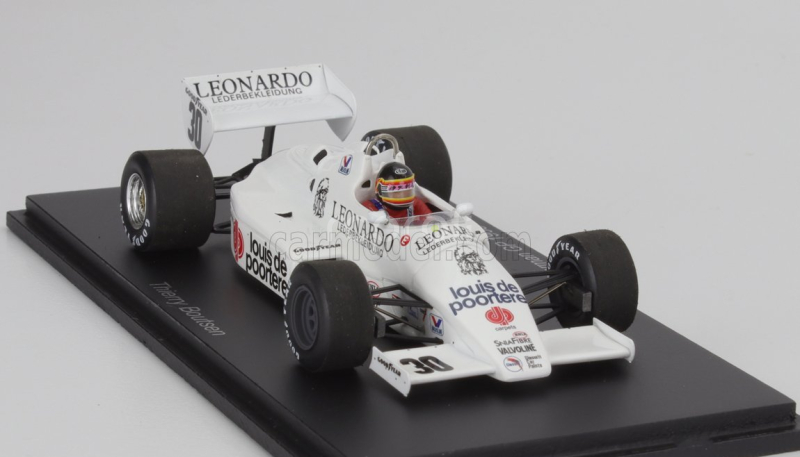 Spark-model Arrows F1  A6 N 30 Germany Gp 1983 Thierry Boutsen 1:43 Bílá