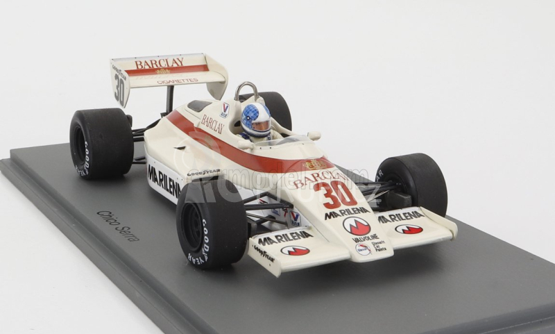 Spark-model Arrows F1  A6 N 30 Monaco Gp 1983 Chico Serra 1:43 Bílá Červená