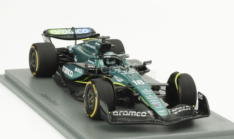 Spark-model Aston martin F1  Amr24 Team Aramco Cognizant N 18 Saudi Arabia Gp 2024 Lance Stroll 1:43 Zelená Černá