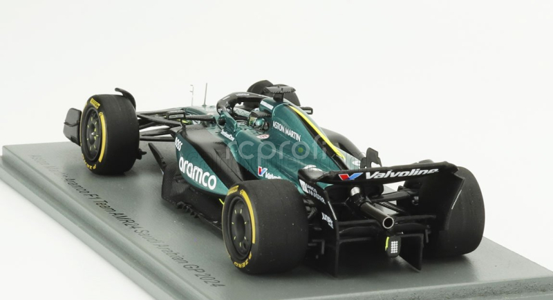 Spark-model Aston martin F1  Amr24 Team Aramco Cognizant N 18 Saudi Arabia Gp 2024 Lance Stroll 1:43 Zelená Černá