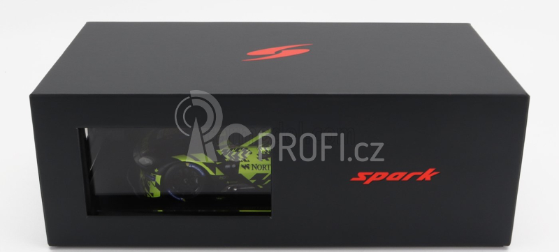 Spark-model Aston martin Vantage Amr 4.0l Turbo V8 Team Northwest Amr 3rd Lmgte Am Class N 98 24h Le Mans 2022 P.dalla Lana - D.pittard - N.thiim - Con Vetrina - With Showcase 1:18 Modrá Černá Žlutá