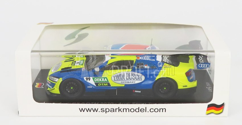 Spark-model Audi A5 Rs5 Team Audi Sport Phoenix N 99 Season Dtm 2020 M.rockenfeller 1:43 Modrá Zelená