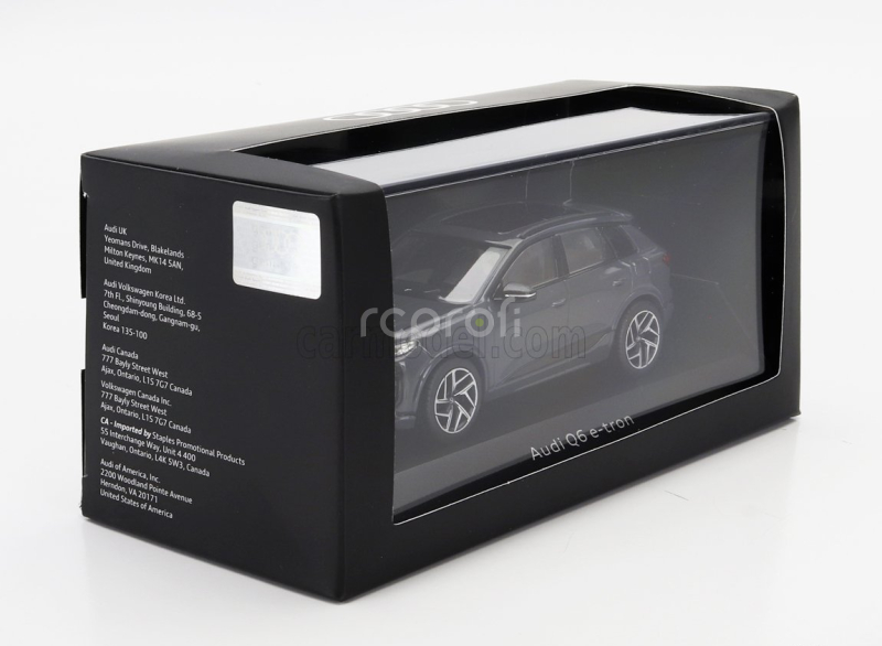 Spark-model Audi Q6 E-tron 2023 1:43 Magnetově Šedá