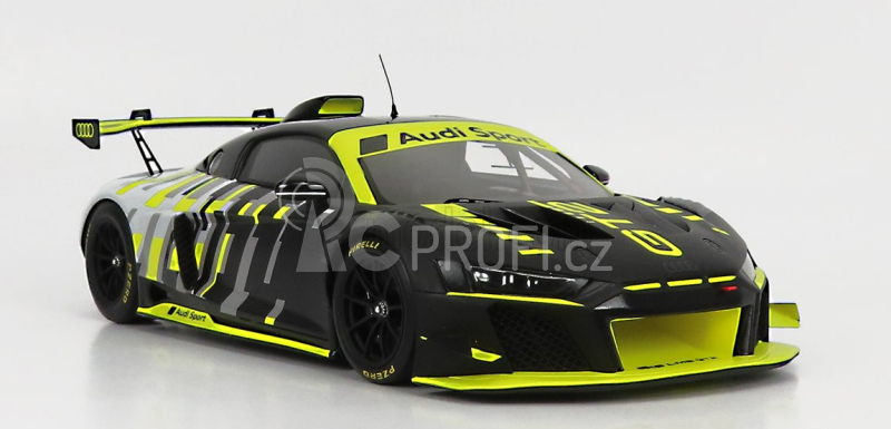 Spark-model Audi R8 Lms Gt2 Audi Sport 2021 1:18 Šedá Černá Žlutá