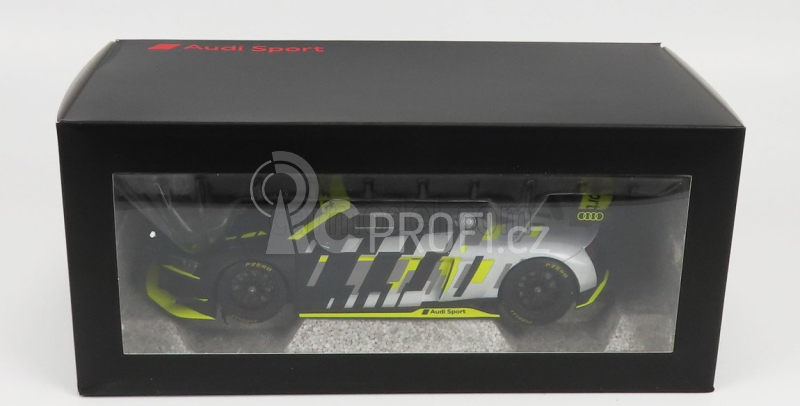 Spark-model Audi R8 Lms Gt2 Audi Sport 2021 1:18 Šedá Černá Žlutá