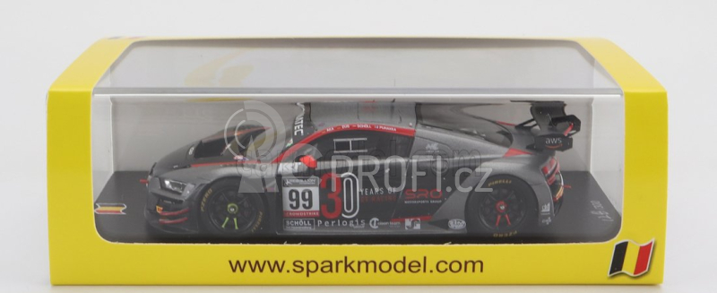 Spark-model Audi R8 Lms Gt3 Team Attempto Racing N 99 2nd Silver Cup Class 24h Spa 2022 M.zug - J.puhakka - N.scholl - A.aka 1:43 Černá Červená