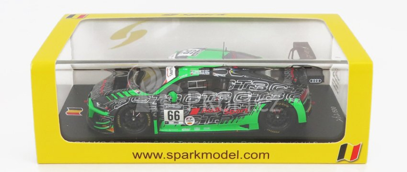 Spark-model Audi R8 Lms Gt3 Team Audi Sport Attempto Racing N 66 2nd 24h Spa 2020 M.drudi - P.niederhauser 1:43 Zelená Černá