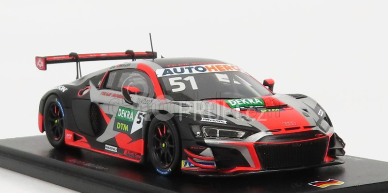 Spark-model Audi R8 Lms Gt3 Team Rosberg N 51 Dtm Season 2021 N.muller 1:43 Silver Red