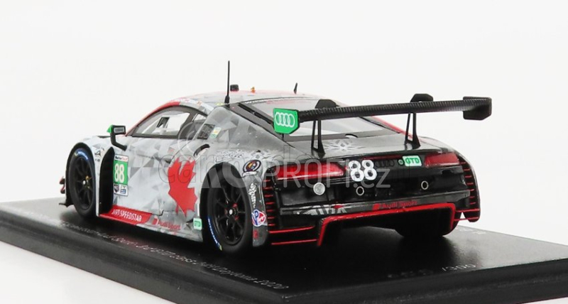 Spark-model Audi R8 Lms Gt3 Team Wrt Speedstar Audi Sport N 88 3rd Gtd Class 24h Daytona 2020 M.bortolotti - R.ineichen - D.morad - D.vanthoor 1:43 Bílá Šedá Červená