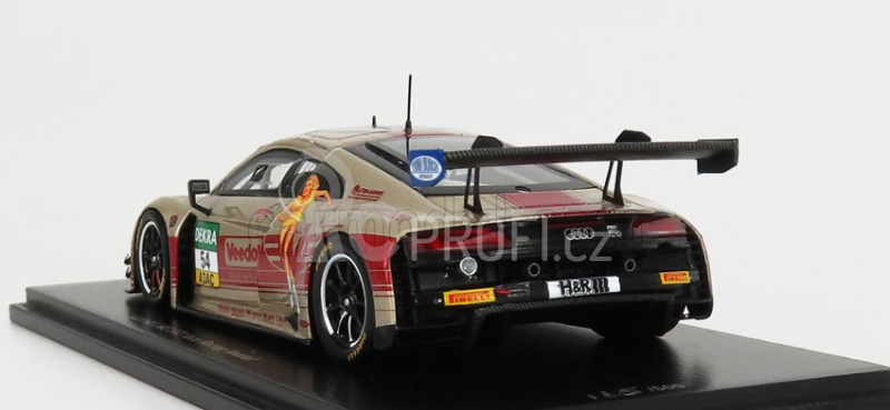 Spark-model Audi R8 Lms Gt3 Team Yaco Racing Racing N 54 Adac Gt Masters Oschersleben 2021 S.reicher - N.siedler 1:43 Zlatá Červená
