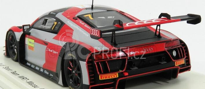 Spark-model Audi R8 Lms N 7 Macau Gt World Cup 2016 E.mortara 1:43 Červená Bílá Černá