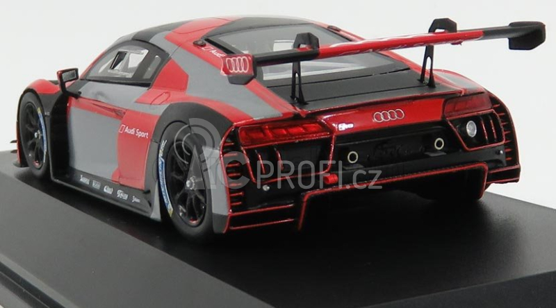 Spark-model Audi R8 Lms Team Audi Sport N 0 Press Season 2017 1:43 Červená Stříbrná Černá
