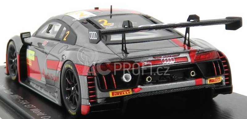 Spark-model Audi R8 Lms Team Audi Sport Wrt N 2 Fia World Gt Cup Macau 2017 N.muller 1:43 Matt Grey Red