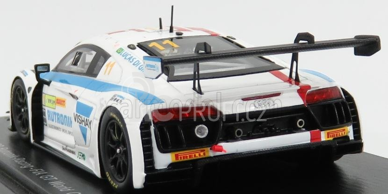 Spark-model Audi R8 Lms Team Hcb Rutroni Racing N 11 Fia World Gt Cup Macau 2017 L.di Grassi 1:43 Bílá