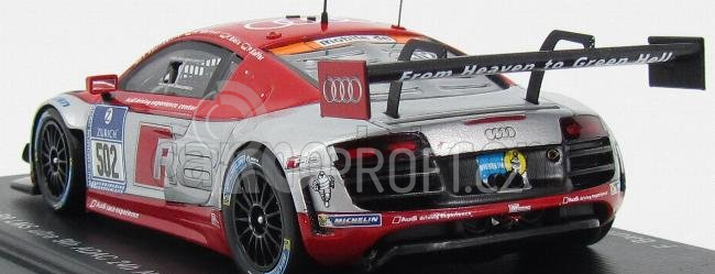 Spark-model Audi R8 Lms Ultra Team Audi Race Experience N 502 24h Nurburgring 2014 F.baumgartner - M.werner - F.biela - P.kaffer 1:43 Červená Stříbrná