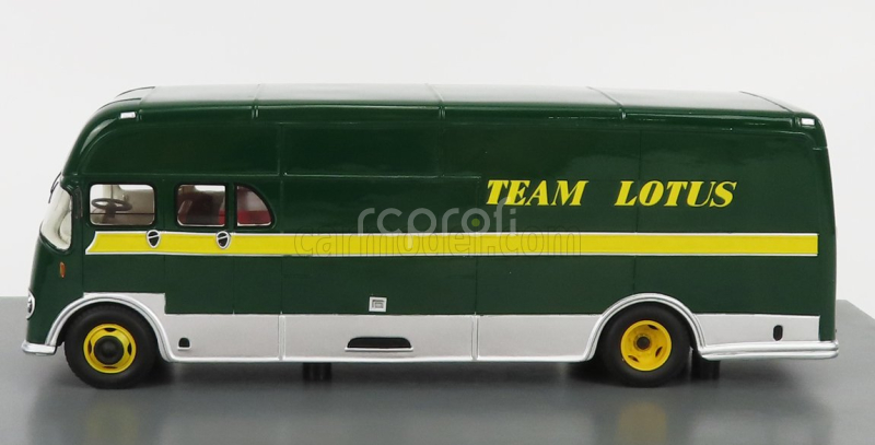 Spark-model Bedford Truck Team Lotus Car Transporter 1961 1:43 Zelená Žlutá Stříbrná