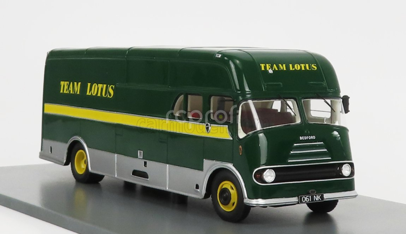 Spark-model Bedford Truck Team Lotus Car Transporter 1961 1:43 Zelená Žlutá Stříbrná
