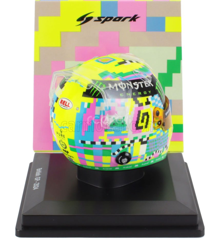 Spark-model Bell helmet Casco Helmet F1 Lando Norris Team Mclaren N 4 3rd British Gp 2024 1:5 Různé