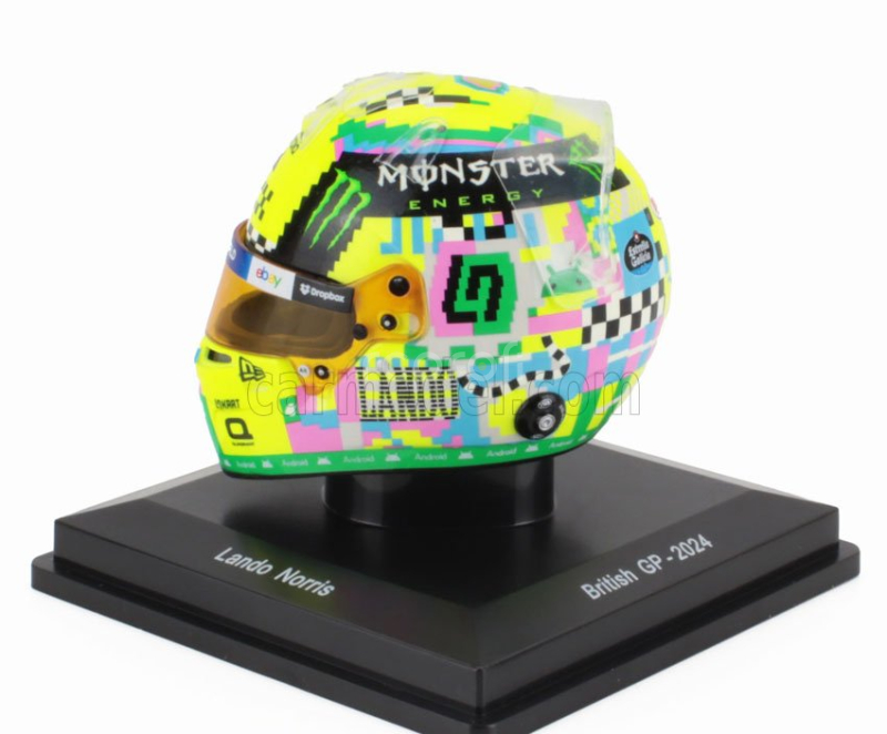 Spark-model Bell helmet Casco Helmet F1 Lando Norris Team Mclaren N 4 3rd British Gp 2024 1:5 Různé